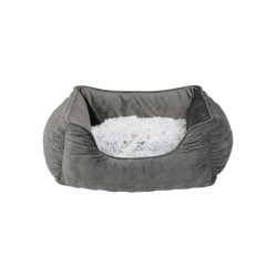 BUDZ LIT A REBORDS ELEVES COSMOS, GRIS PETIT 50x40x18cm BUDZ Lits, coussins, paniers