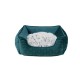 BUDZ LIT A REBORDS ELEVES COSMOS, VERT OPALE PETIT 50x40x18c BUDZ Beds, Cushions, Baskets