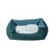 BUDZ LIT A REBORDS ELEVES COSMOS, VERT OPALE MOYEN 60x50x20c BUDZ Beds, Cushions, Baskets