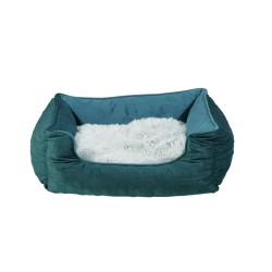 BUDZ LIT A REBORDS ELEVES COSMOS, VERT OPALE MOYEN 60x50x20c BUDZ Lits, coussins, paniers