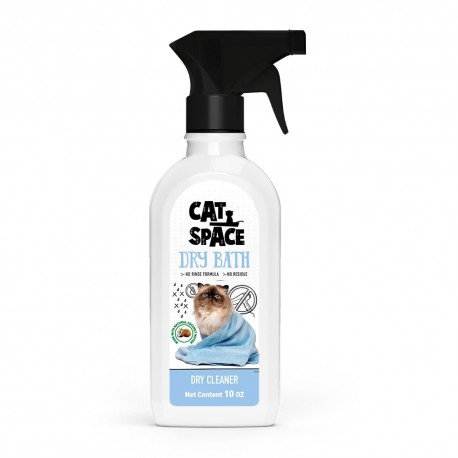 CAT SPACE SHAMPOING SEC (SANS EAU) POUR CHAT 300ML (CS12)