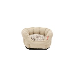 BUDZ LIT ROND A REBORDS ELEVES - DELUXE, CREME PETIT 17.5 x1  Lits, coussins, paniers