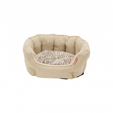 BUDZ LIT ROND A REBORDS ELEVES - DELUXE, CREME MOYEN 22.5 x2  Beds, Cushions, Baskets