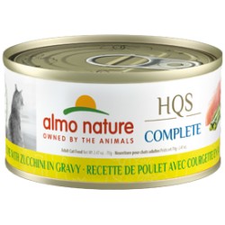 ALMO NATURE HQS COMPLETE CHAT POULET ET COURGETTE EN SAUCE 7 ALMO Nourritures en conserve