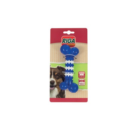 Riga jouet chien dental petit os 12 cm  Jouets