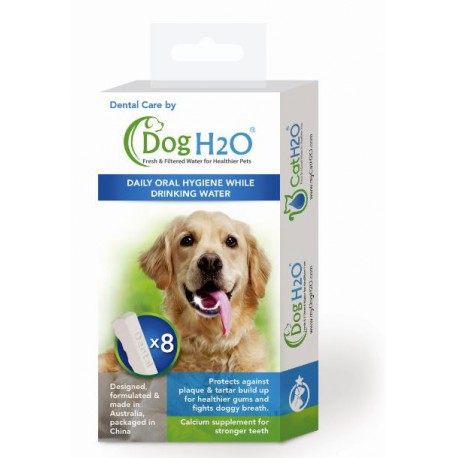 H2O COMPRIMES A DISSOUDRE, DENTAL CARE, CHIEN/CHAT H2O Food And Water Bowls