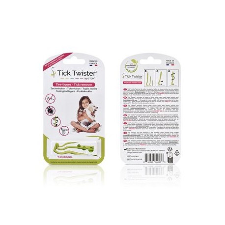 Tick Twister Enleve Tiques Emballage coque 3 crochets