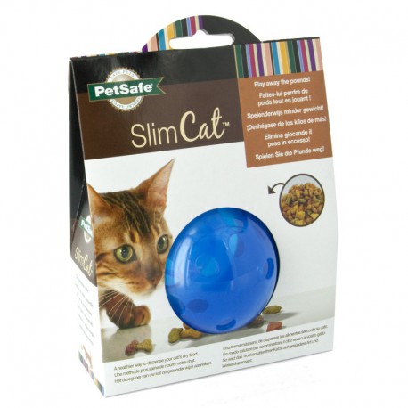 PETSAFE CHAT JOUET D ALIMENTATION SLIMCAT BLEU Toys