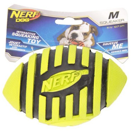 NerfDogSprlSqueakFtball5in-8079Cltrp12 NERF Jouets