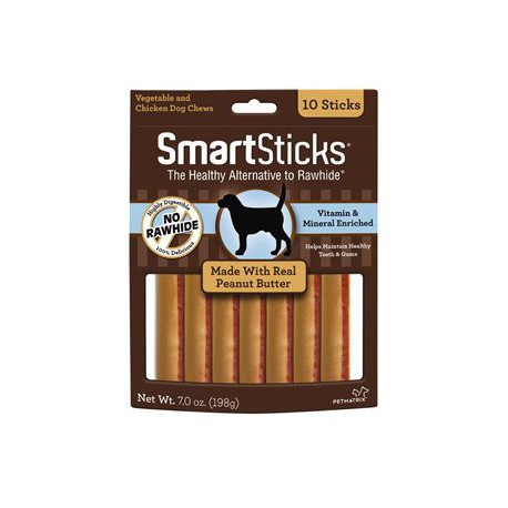 Spectrum Bâtons à Mâcher « Smart Sticks » Beurre d SMARTBONES Treats