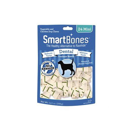 Spectrum Os à Mâcher « Smart Bones » Dentaires Mini 24 MCX SMARTBONES Friandises
