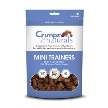 MINI-BOUCHÃƒâ€°ES D ENTRAINEMENT SEMI-HUMIDES, BÃ…â€™UF 132g CRUMPS Friandises