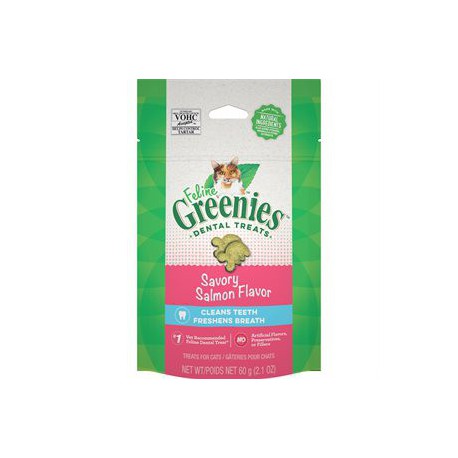 Greenies Feline Salmon Complete Dental Treat 2.1oz GREENIES Treats