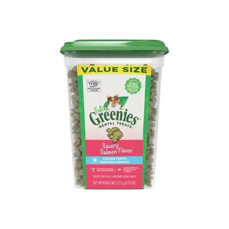 Greenies Feline Salmon Complete Dental Treat 9.75o GREENIES Treats