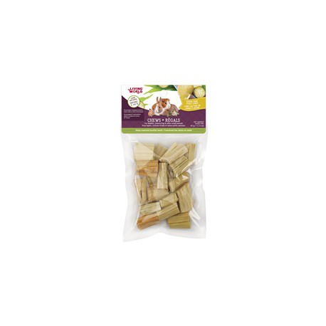 RégalsLW, cubes tige canne à sucre,40g LIVING WORLD Treats