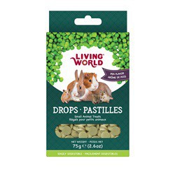 PROMO - DÃ©cembre - Pastilles LW petits ani., pois, 75 g LIVING WORLD Friandises