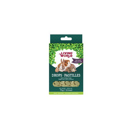 PROMO - DÃ©cembre - Pastilles LW petits ani., pois, 75 g LIVING WORLD Friandises