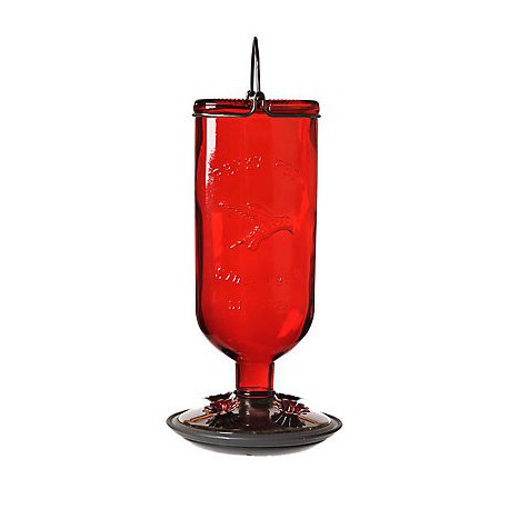 8109-2 ABR/COL BOUT VERRE ANT ROUGE 16oz PERKY-PET Feeders