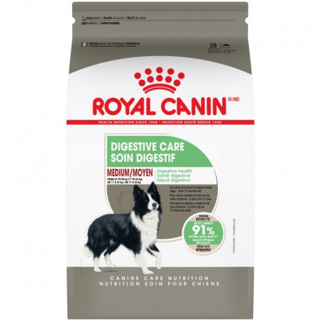 PROMOCLAIMRC - FÃ©vrier - MEDIUM Digestive Care / MOYEN Soi ROYAL CANIN Nourritures sèches