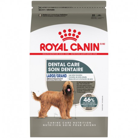 LARGE Dental Care / GRAND Soin Dentaire 30 lb 13,6 kg ROYAL CANIN Dry Food