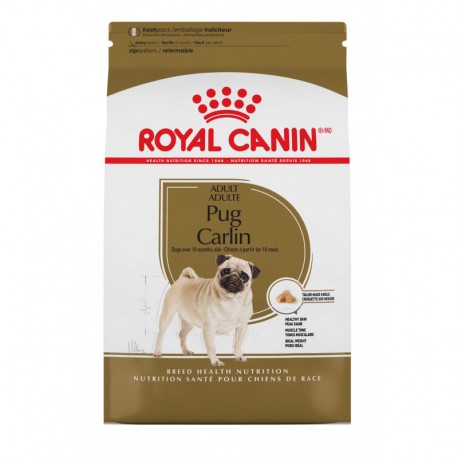 PROMOCLAIMRC - DÃ©cembre - Pug Adult / Carlin Adulte 10 lb ROYAL CANIN Nourritures sèches
