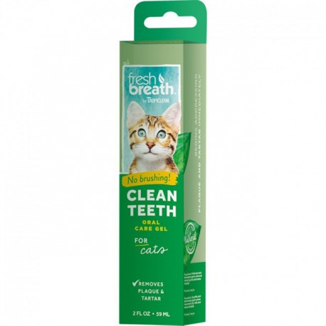 GEL NETTOYANT POUR LES DENTS CHAT 2 OZ TROPICLEAN Produits entretien