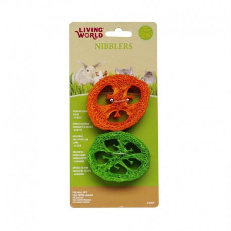 Tranches d éponge végétale Nibblers LW-V LIVING WORLD Toys