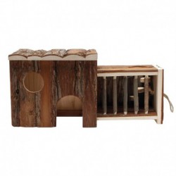TreeHouseLW, maison gigogne vrai bois-V LIVING WORLD Toys