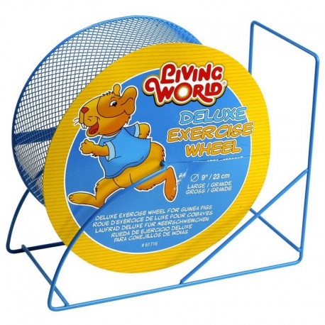 LW Wire-Mesh Hamster Wheel 9-V LIVING WORLD Toys