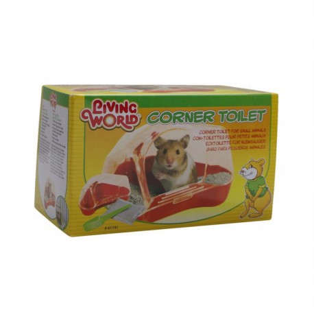 LW toilettes pour hamster, M, rouge-V LIVING WORLD Miscellaneous Accessories