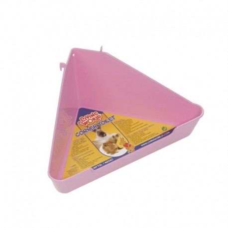 LW coin-toilettes p. hamster, rose-V LIVING WORLD Miscellaneous Accessories