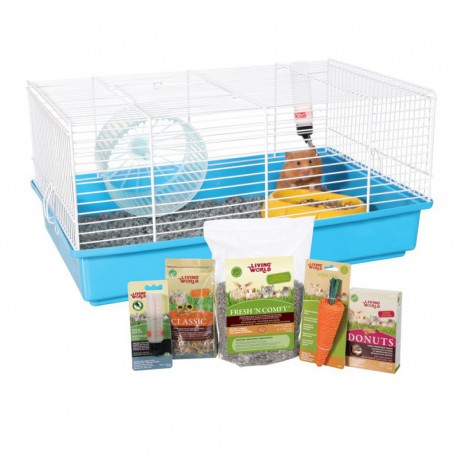 Cage equipee LW pour hamster LIVING WORLD Cages equipees