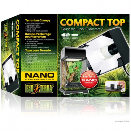 Exo Terra Compact Top Canopy 20x9x15cm-V - Tropicazoo ...