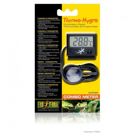 Thermo. /Hygro Rept-O-Meter DEL EXT-V EXO TERRA Miscellaneous Accessories