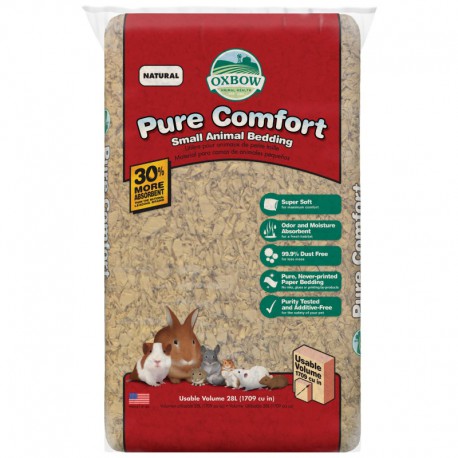 OXBOW RONGEUR PURE COMFORT LITIÈRE DE PAPIER NATUR OXBOW Litter