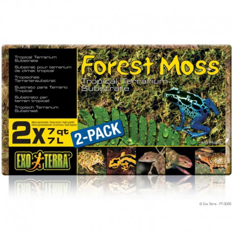 Mousse de forêt Forest Moss EX, 500 g-V EXO TERRA Sables, substrats, litières