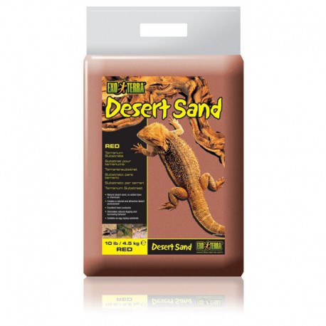 Sable Du Désert EXT Rouge, 4.5kg-V EXO TERRA Sand, Substrate, Litter