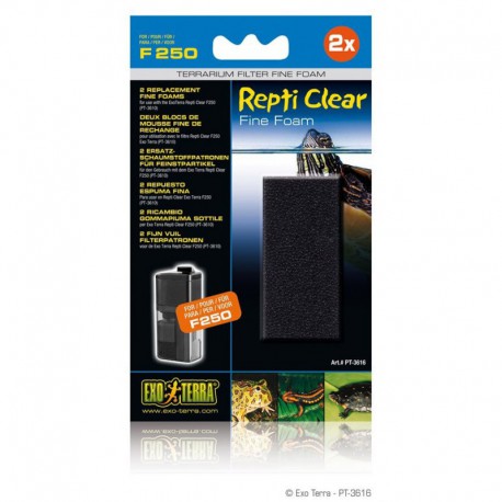 2 blocs mousse fine Repti Clear 250 EX-V EXO TERRA Accessoires Divers