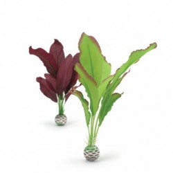 Small Red / Green Silk Plant Pack BIORB Plantes Artificielles