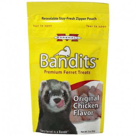 Bandits Ferret Treat, Chicken, 3 oz. MARSHALL Treats