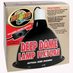 Repti Deep Dome Lamp ZOOMED Solutions d'éclairage