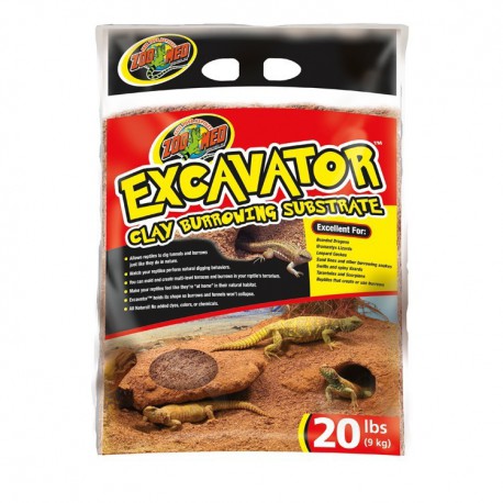 Excavator Clay Burrowing Subtrate20 LB ZOOMED Sables, substrats, litières