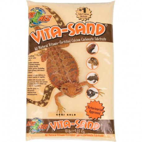 Vita Sand - Gobi Gold   70 Cases/Pallet10 LB ZOOMED Sables, substrats, litières