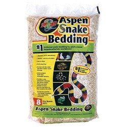 Aspen Snake Bedding 42 Cases/Pallet8 QT ZOOMED Sables, substrats, litières