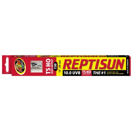 ReptiSun 10.0 T5HO UVB Lamp 15W12 ZOOMED Lighting solutions