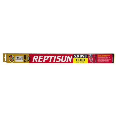 ReptiSun 5.0 T5HO UVB Lamp 24W22 ZOOMED Solutions d'éclairage