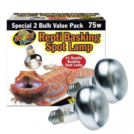 Basking Spot Value Pk (2 pack)75W ZOOMED Solutions d'éclairage