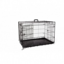 BUDZ CHIEN CAGE DELUXE 2 PORTES AVEC SEPARATEUR 91X58X64 CM BUDZ Cages