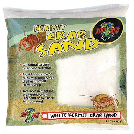 Hermit Crab Sand - White ZOOMED Sables,Substrats,Litières