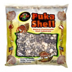 Puka Shell (Natural Shell Substrate) ZOOMED Sand, Substrate, Litter